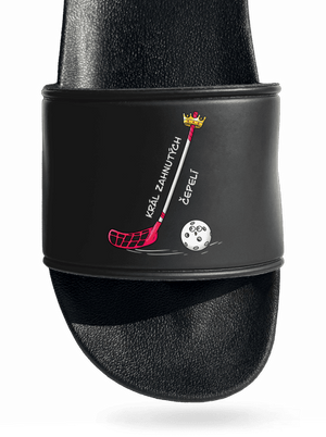 Král zahnutých čepelí - florbal pantofle Black