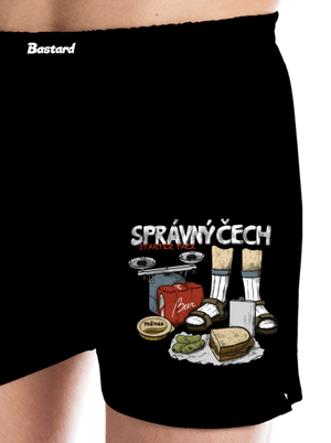Správný Čech pánské trenky Black