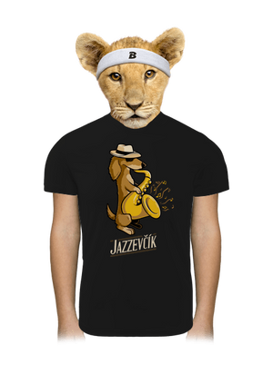 Jazzevčík dětské sportovní tričko Black