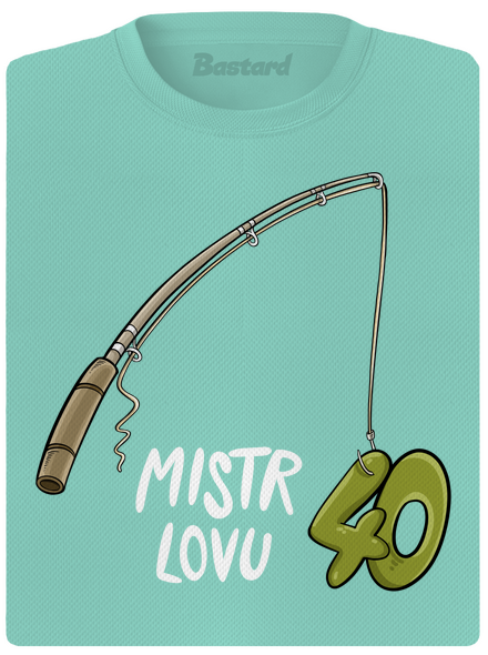 Narozeninový mistr lovu dámské sportovní tričko Mint Mal