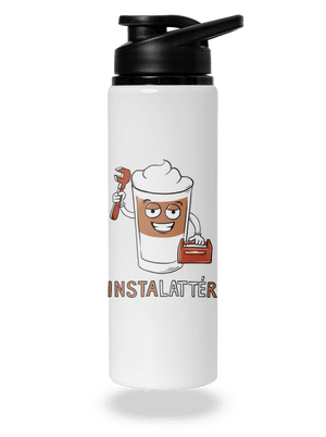 Instalattér lahev na vodu White