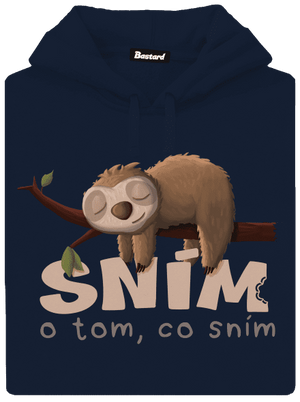 Sním o tom, co sním pánská mikina klokanka Navy