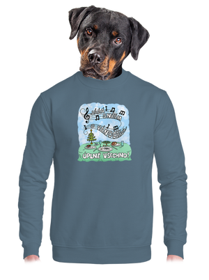 unisex mikina bez kapuce