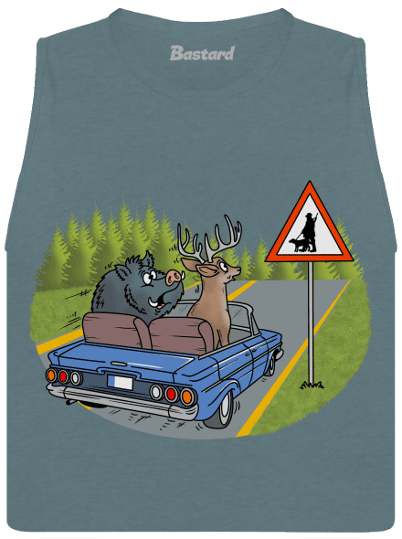 Myslivec dámské tílko volné Heather Deep Teal