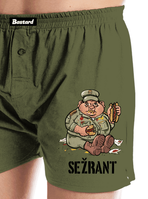 Sežrant pánské trenky Khaki