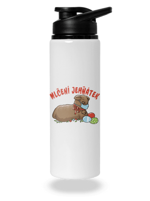 Mlčení jehňátek lahev na vodu White