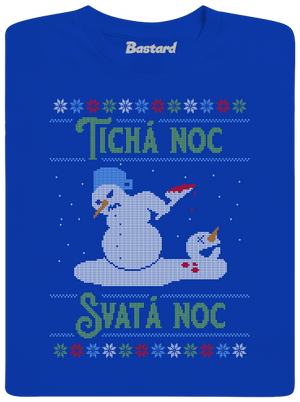 Vánoční koleda pánské tričko Royal Blue
