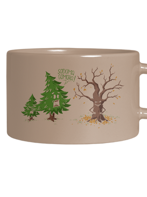 Sodoma Gomora hrnek makronka Brown Macaron