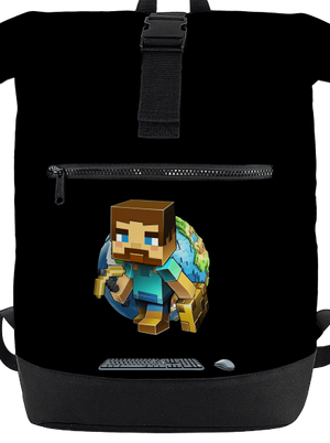 B17: Minecraft batoh Black