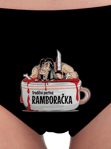 Ramboračka dámské kalhotky Black