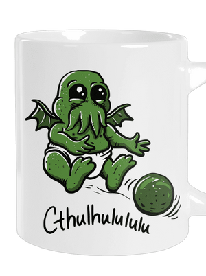 Cthulhululu velký hrnek White