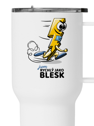 Rychlý jako blesk termohrnek White