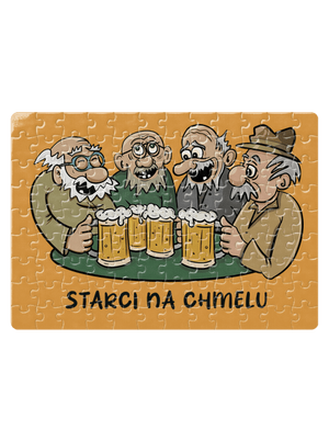Starci na chmelu puzzle White