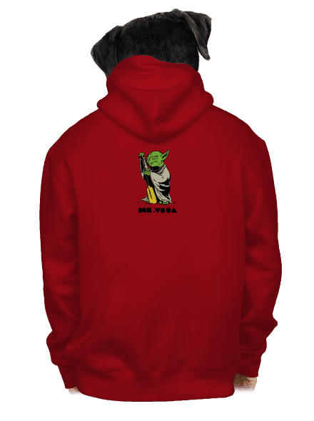 Mr. Voda pánská mikina na zip Red