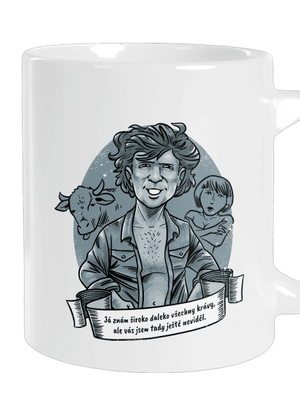 B14: Léto s kovbojem velký hrnek White