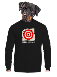 unisex mikina bez kapuce