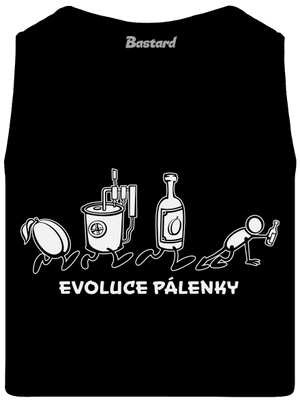 Evoluce pálenky pánské tílko Black