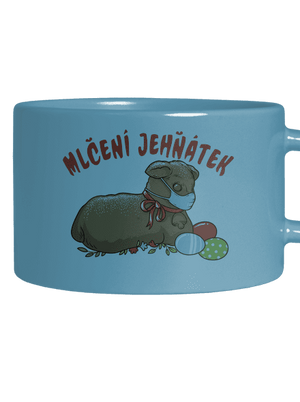 Mlčení jehňátek hrnek makronka Blue Macaron