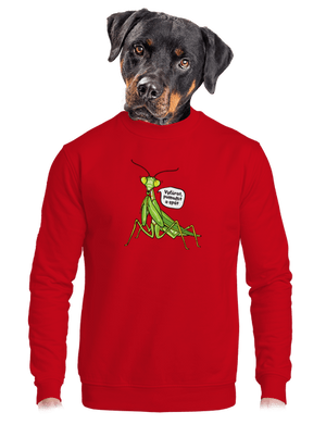 unisex mikina bez kapuce