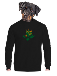 unisex mikina bez kapuce