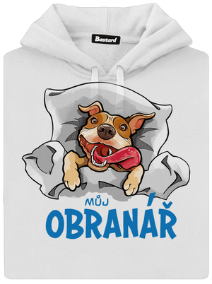 Můj obranář dámská mikina klokanka White