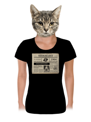 Věštecké listy dámské tričko Black