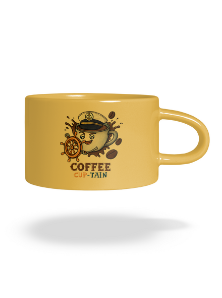 Coffee Cup-tain hrnek makronka Yellow Macaron