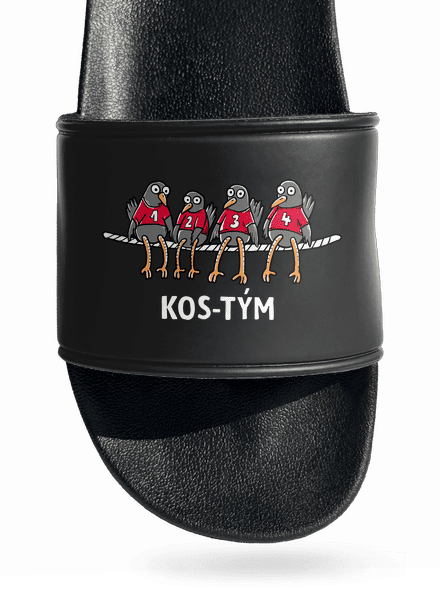 Kos-tým pantofle Black