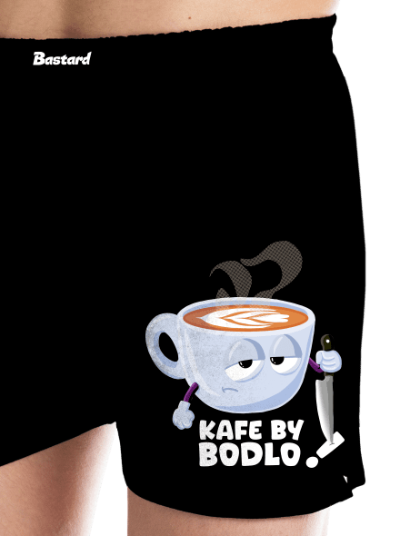 Kafe by bodlo pánské trenky Black