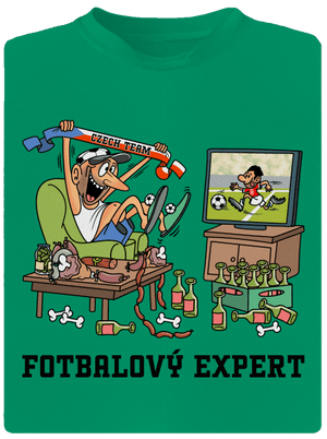 Fotbalový expert pánské sportovní tričko Kelly Green Mal