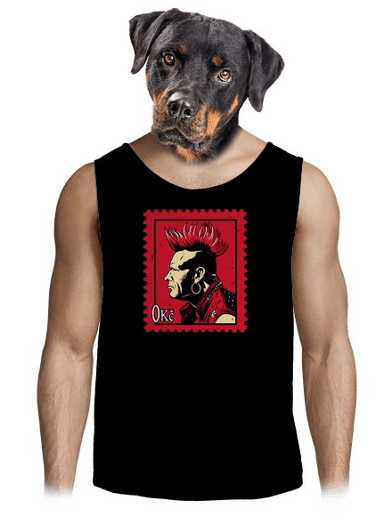 Známka punku pánské tílko Black