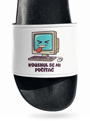 Kousnul se mi počítač pantofle White