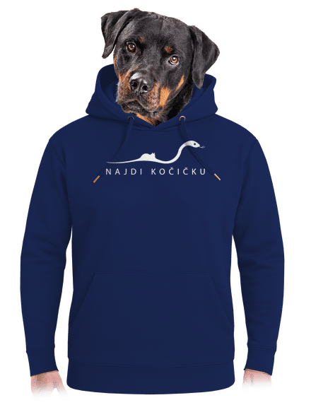 Najdi kočičku unisex mikina premium Navy