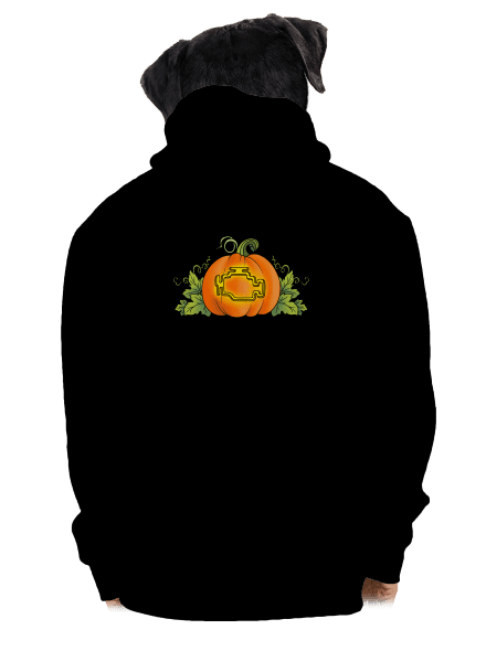 Strašidelný Halloween pánská mikina na zip Black