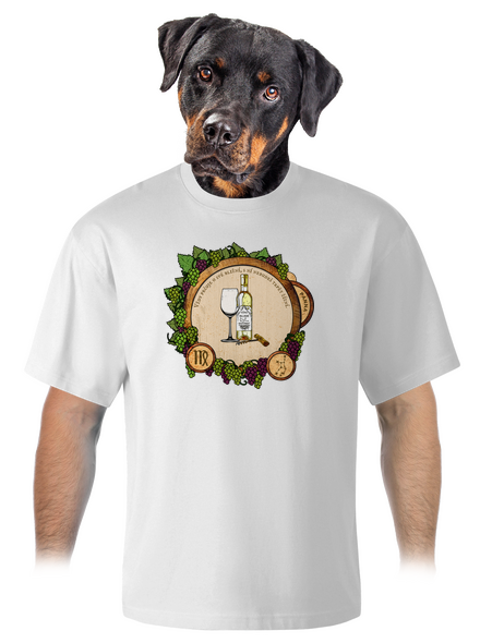 Vinný horoskop: Panna unisex tričko oversized White