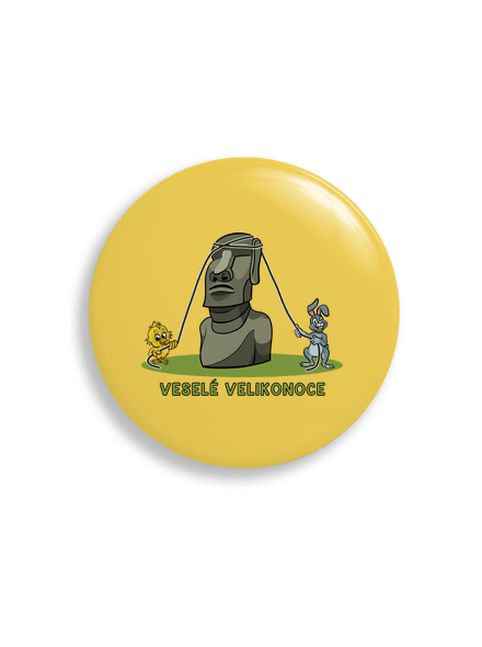 Velikonoční Moai placka uni