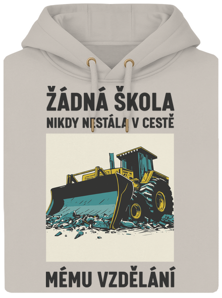 Žádná škola unisex mikina premium Pastel Macchiato