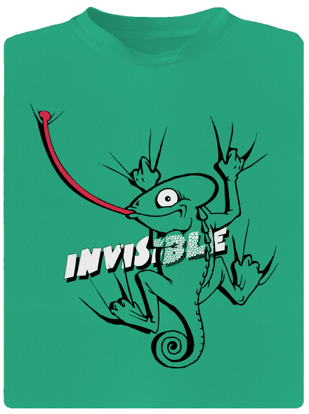 Invisible chameleon pánské sportovní tričko Mint Mal