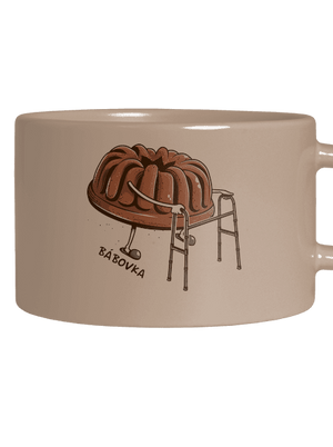 Bábovka hrnek makronka Brown Macaron