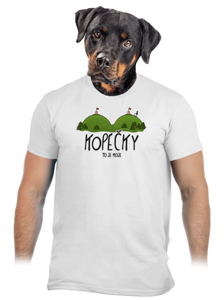 Kopečky pánské tričko White