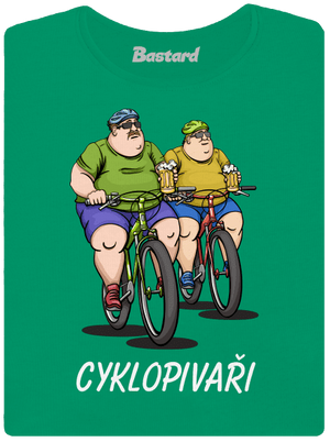 Cyklopivaři dámské tričko Kelly Green Mal