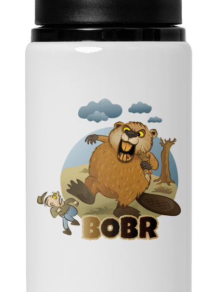 Bobr obr lahev na vodu White