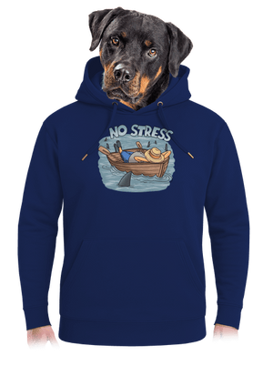 No stress unisex mikina premium Navy