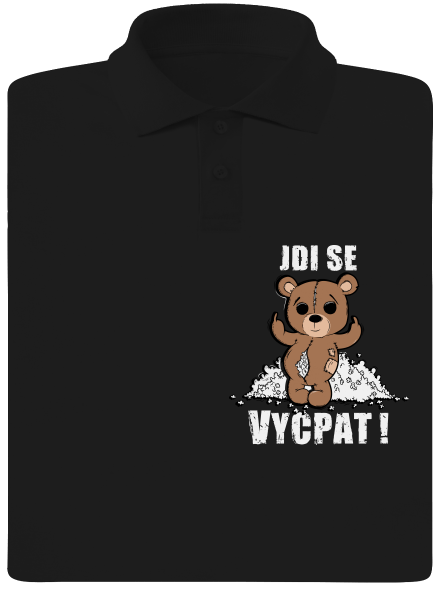 Jdi se vycpat pánská polokošile Black