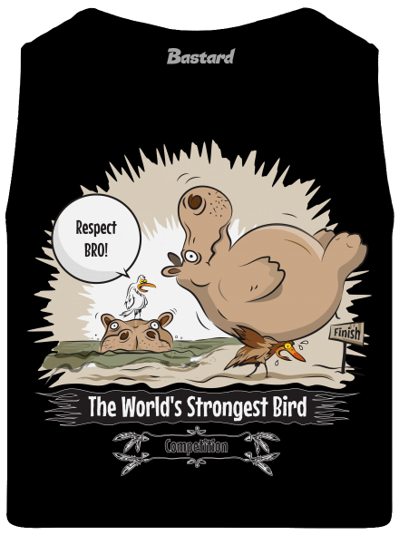 Strongest bird pánské tílko Black