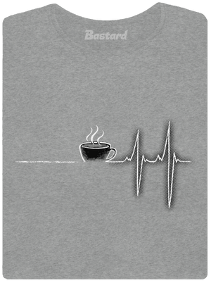 Coffee help dámské tričko Dark Gray Melange