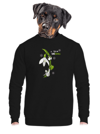 unisex mikina bez kapuce