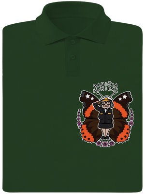 Babička admirál pánská polokošile Bottle Green Mal