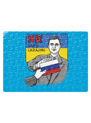 Ne! Radši Ukrajinu puzzle White