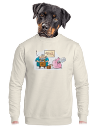 unisex mikina bez kapuce